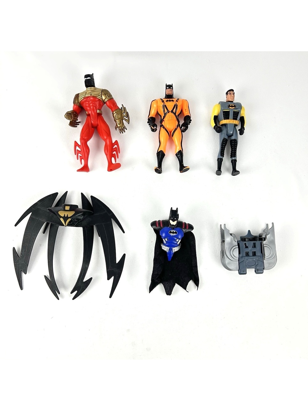 Vintage Kenner Batman Lot Knightquest Batman 1992-95 + Misc Accessories